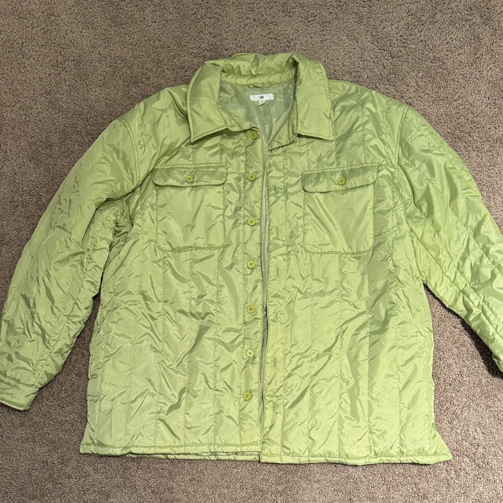 BP Sage Green Quilted Jacket